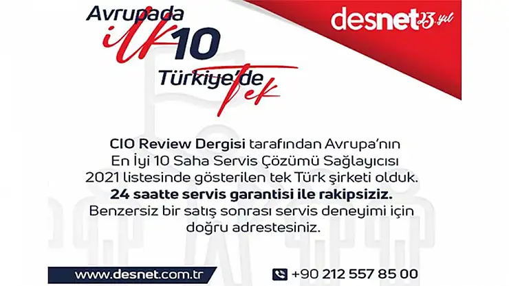Desnet En İyilerin Tercihi Olmaya Devam Ediyor