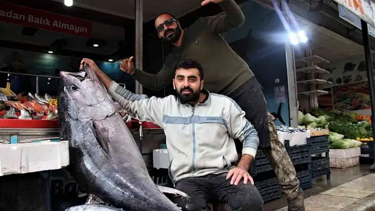 'Dev orkinos görenleri hayretler içinde bıraktı'