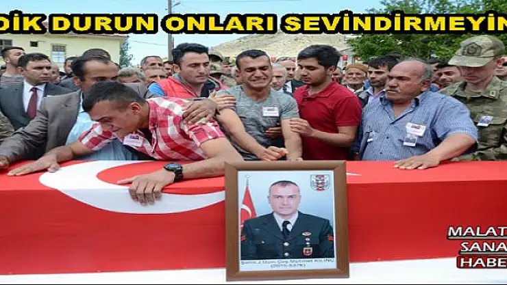 MALATYA'DA 6 AYLIK HAMİLE EŞ, ŞEHİT EŞİNİ GÖZYAŞLARIYLA UĞURLADI