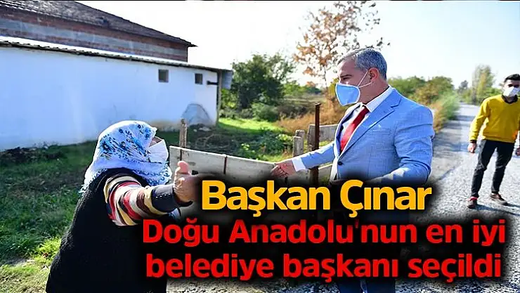 Doğu Anadolu´nun en iyi belediye başkanı seçildi