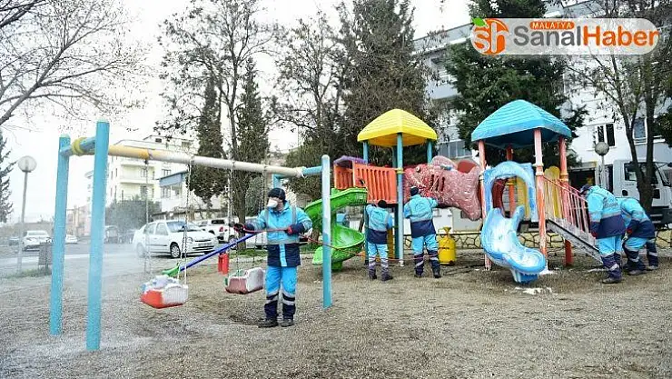 Dulkadiroğlu baştan aşağı dezenfekte edildi