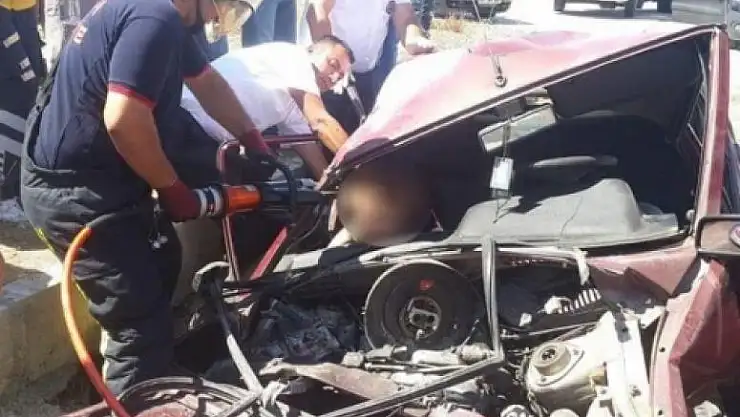 (Düzeltme) Malatya'da Trafik Kazası: 1 Ölü 1 Yaralı