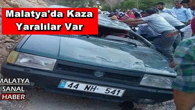 Malatya'da Kaza Yaralılar Var