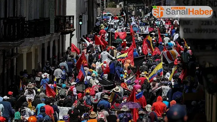 Ekvador'da korona kesintileri, halkı sokaklara döktü