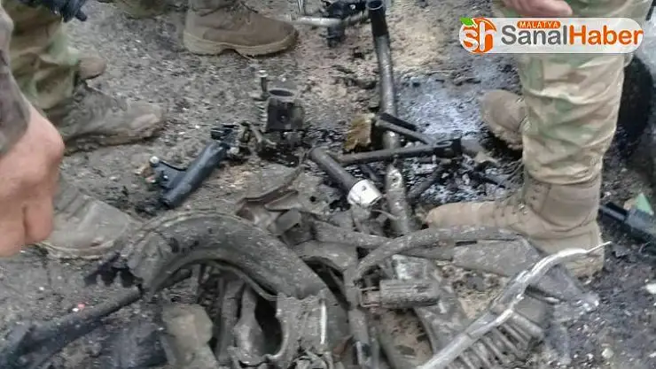 El Bab'da bomba yüklü motosiklet patladı