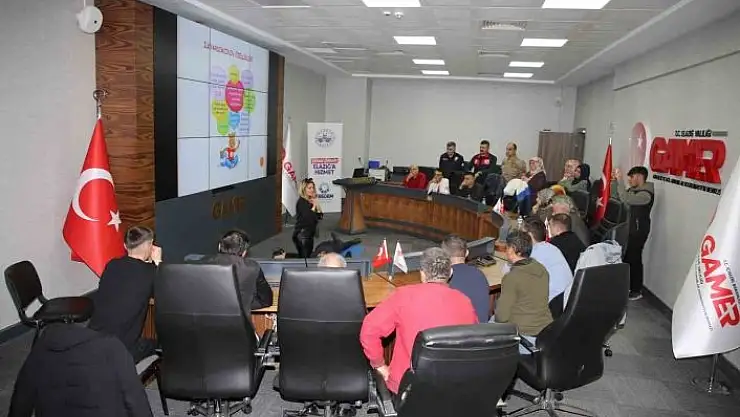 'Elazığ Belediyesi tarafından GAMER personeline ilk yardım eğitimi verildi'