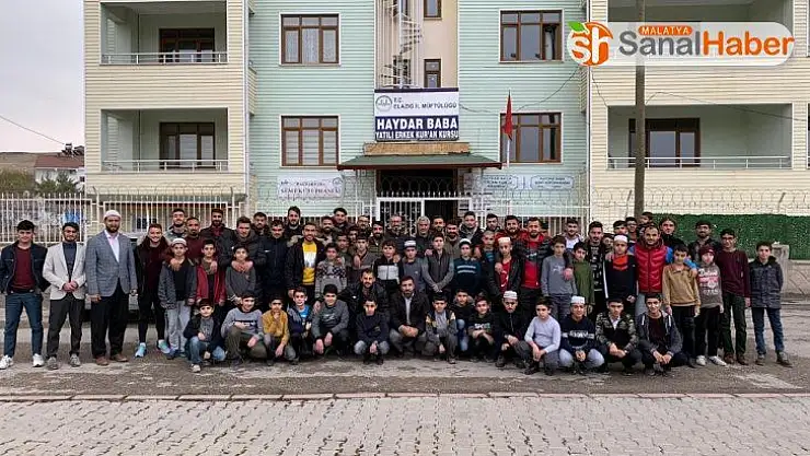 Elazığ Belediyespor'dan Kuran Kursu ziyareti