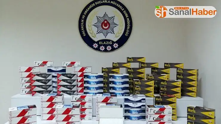Elazığ'da 20 bin bandrolsüz makoran ele geçirildi