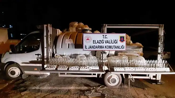 'Elazığ´da 3 bin 500 litre kaçak şarap ele geçirildi'