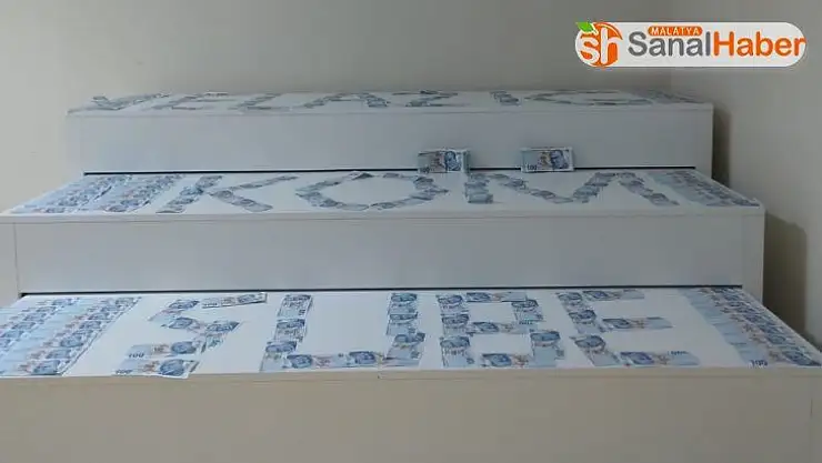 Elazığ'da 392 adet sahte  100 TL ele geçirildi