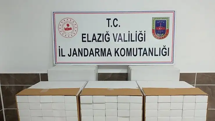 'Elazığ´da 50 bin adet gümrük kaçağı makaron ele geçirdi'
