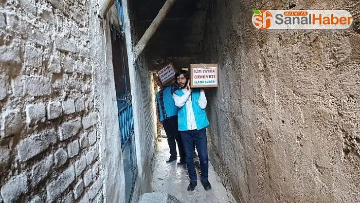 Elazığ'da 500 aileye gıda desteği