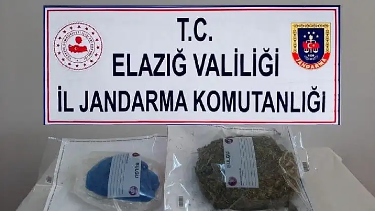 'Elazığ´da araca zulalanmış vaziyette 1 buçuk kilo esrar ele geçirildi'