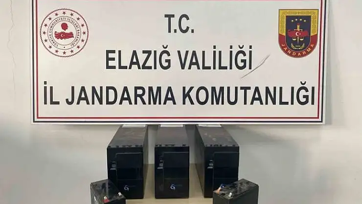 'Elazığ´da asansörlerin güç kaynağını çalan zanlı yakalandı'