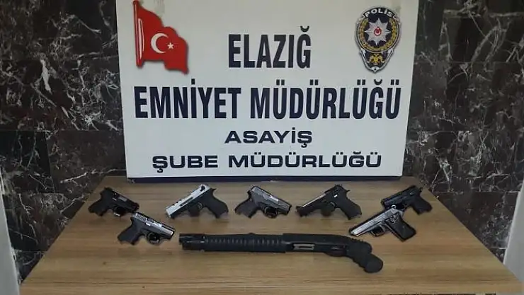 'Elazığ´da asayiş ve şok uygulamalarla yakalanan 38 şüpheli tutuklandı'