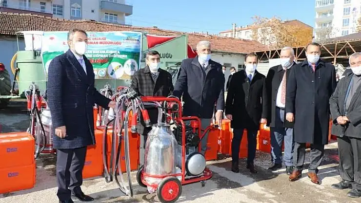 'Elazığ´da besicilere makine ekipman desteği'