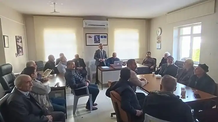'Elazığ´da çiftçilere yönelik bilgilendirme toplantıları sürüyor'