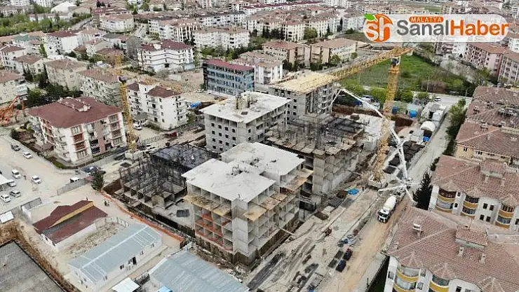 Elazığ'da deprem konutları hızla yükseliyor, bazılarının kaba inşaatı bitti