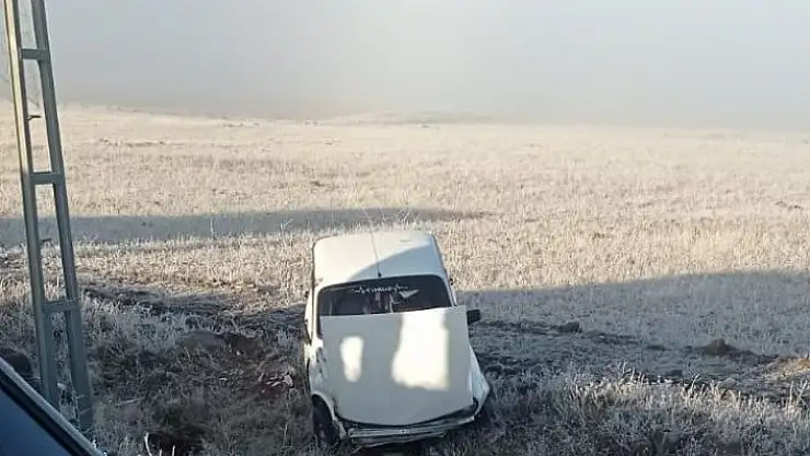 'Elazığ´da gizli buzlanma kazaya neden oldu, 1 kişi yaralandı'