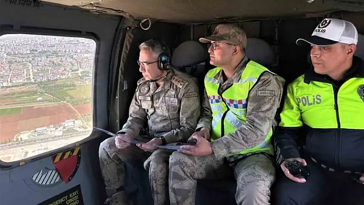 'Elazığ´da helikopter destekli trafik denetimi yapıldı'