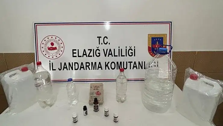 'Elazığ´da kaçak içki operasyonu'