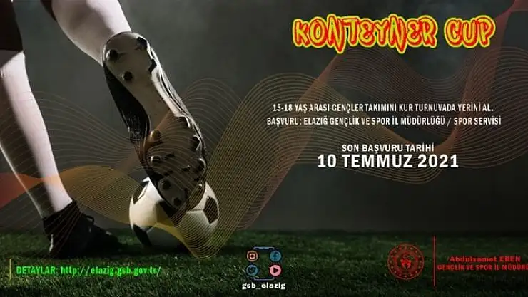 'Elazığ´da konteynerde kalan çocuklar için futbol turnuvası düzenlenecek'