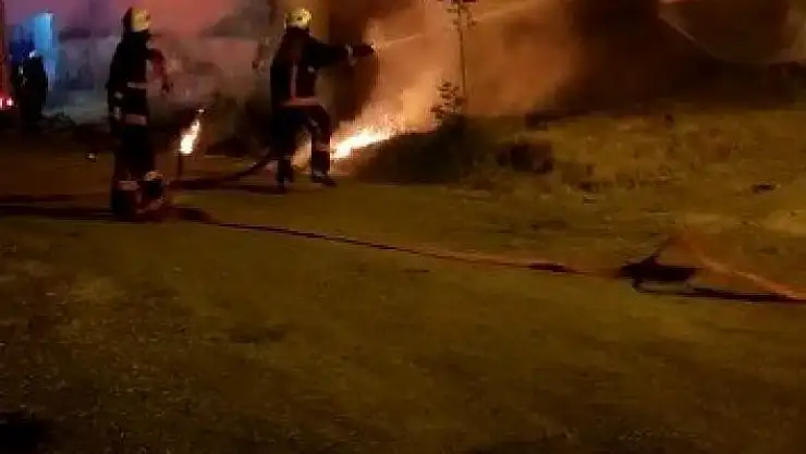 'Elazığ´da korkutan yangın'