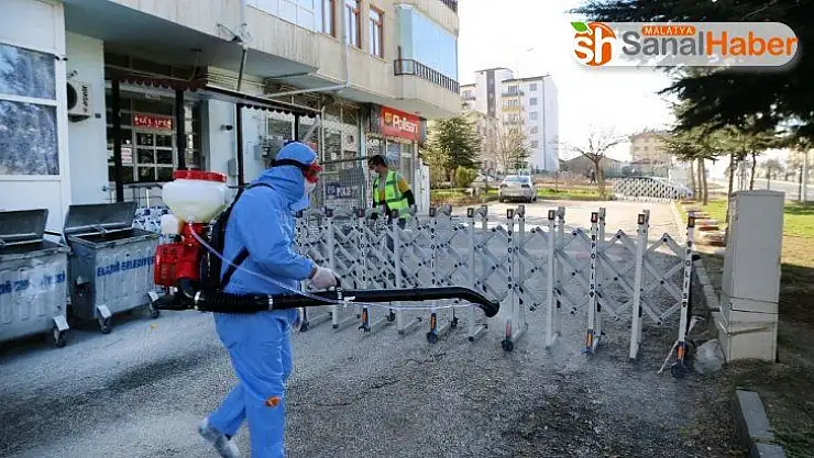 Elazığ'da korona virüse karşı mücadele