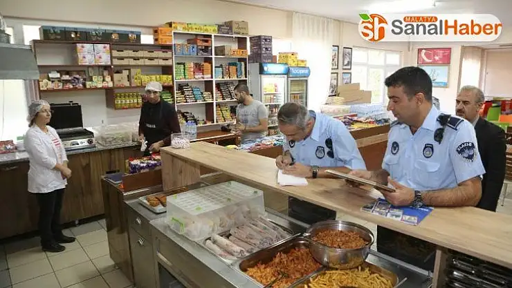 Elazığ'da okul kantinleri denetlendi