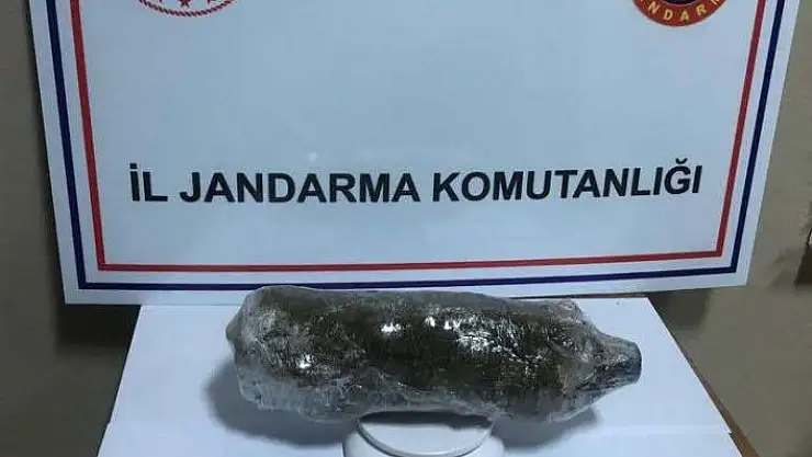 'Elazığ´da pet şişe içerisine zulalanmış  esrar ele geçirildi'