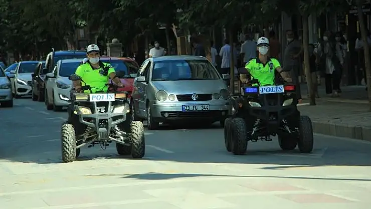 'Elazığ´da polisler, ATV  motorlu  denetime başladı'