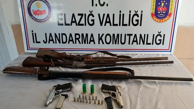 'Elazığ´da ruhsatsız silah operasyonu'