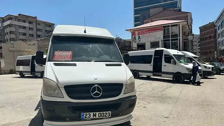 'Elazığ´da şehir içi minibüs ücretlerine zam'