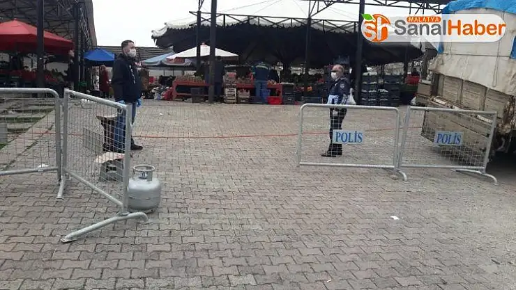 Elazığ'da semt pazarlarında sıkı önlem