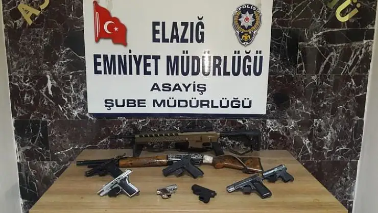 'Elazığ´da şok ve asayiş uygulamalarında yakalanan 35 şüpheli tutuklandı'