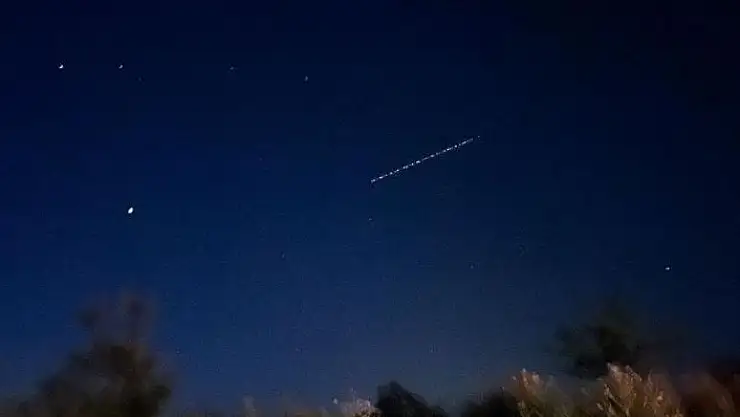 'Elazığ´da Starlink uyduları görüntülendi'