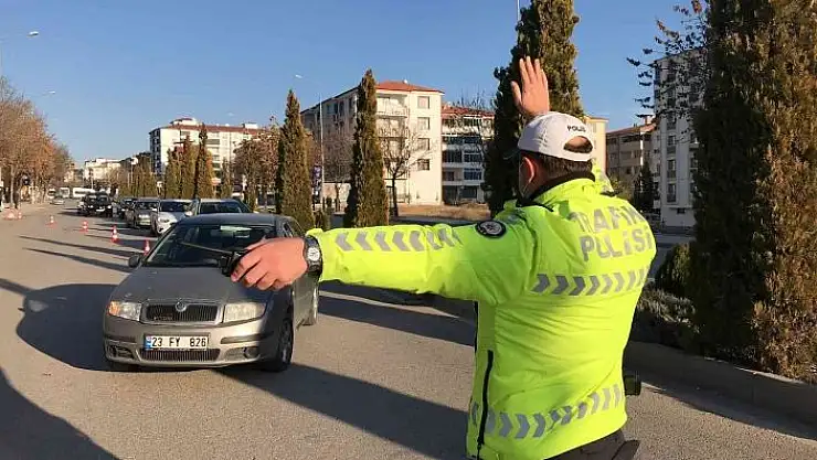 'Elazığ´da trafik denetimi'