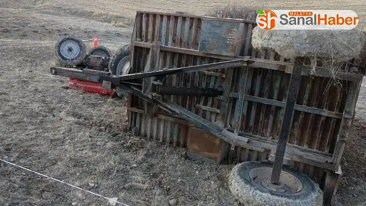 Elazığ'da traktör devrildi: 1 ölü