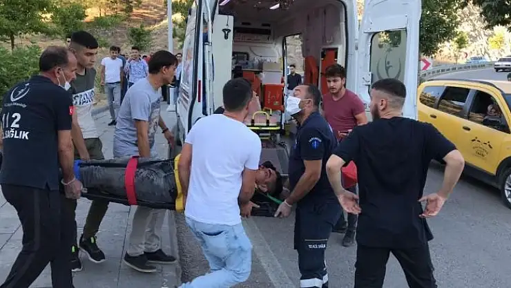 'Elazığ´da uçurumdan düşen genç yaralandı'