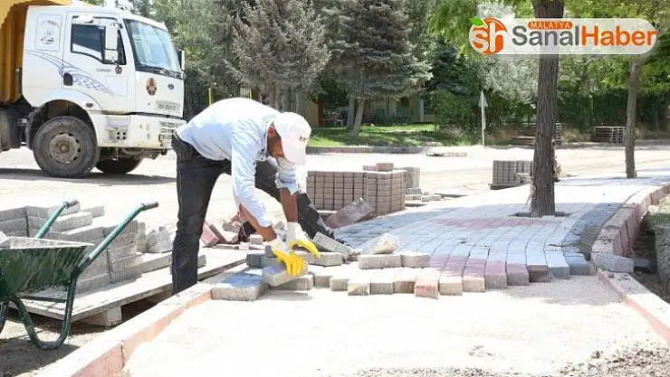Elazığ'da üst yapı çalışmaları
