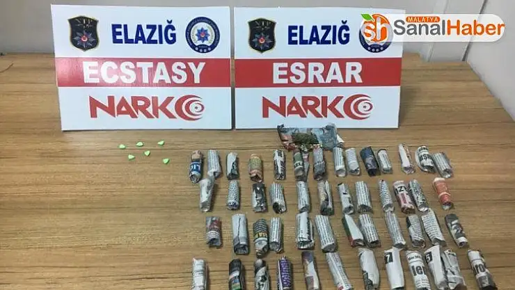 Elazığ'da uyuşturucu alışverişine polis baskını: 5 gözaltı