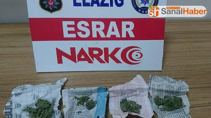 Elazığ'da uyuşturucu ile mücadele: 3 tutuklama