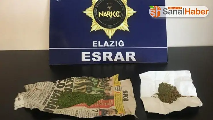 Elazığ'da uyuşturucu ile mücadele: 7 torbacı yakalandı