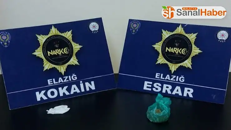 Elazığ'da uyuşturucu ile mücadele