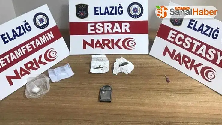 Elazığ'da uyuşturucu taciri 1 şüpheli tutuklandı
