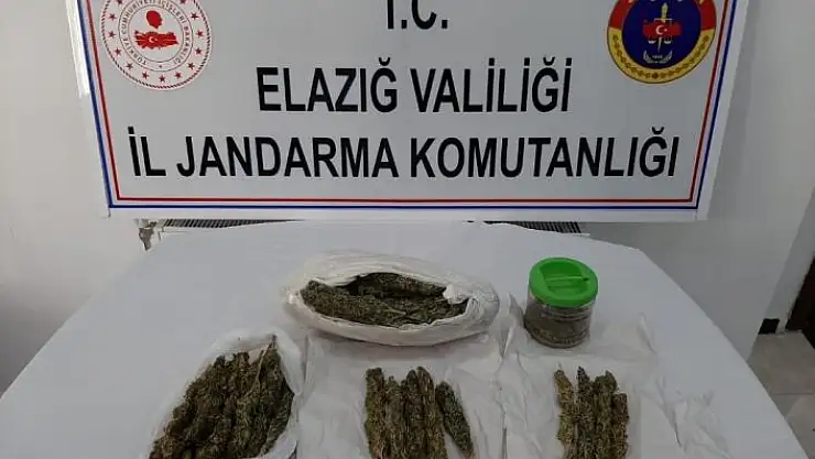 'Elazığ´da uyuşturucu taciri yakalandı, 5 kilo esrar ele geçirildi'