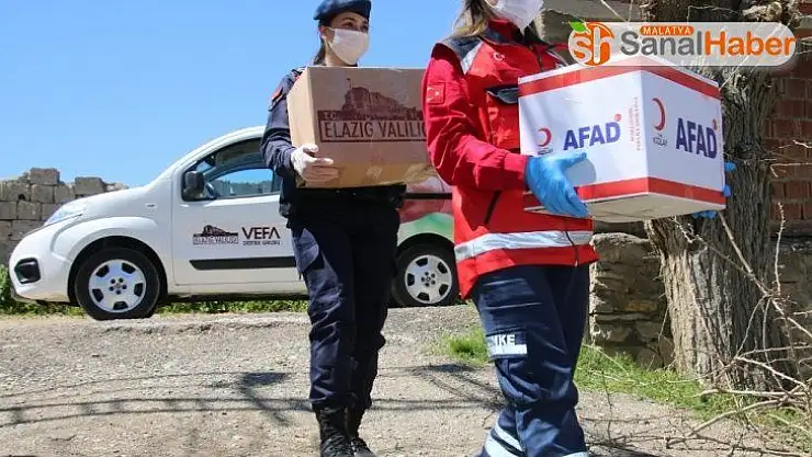 Elazığ'da Vefa Sosyal Destek Grubu 151 bin talebi yerine getirdi