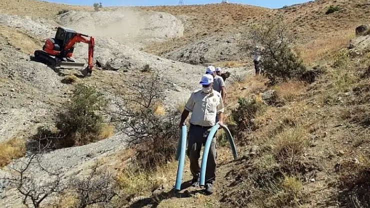 'Elazığ´da yaban hayvanları için su göletleri oluşturuldu'