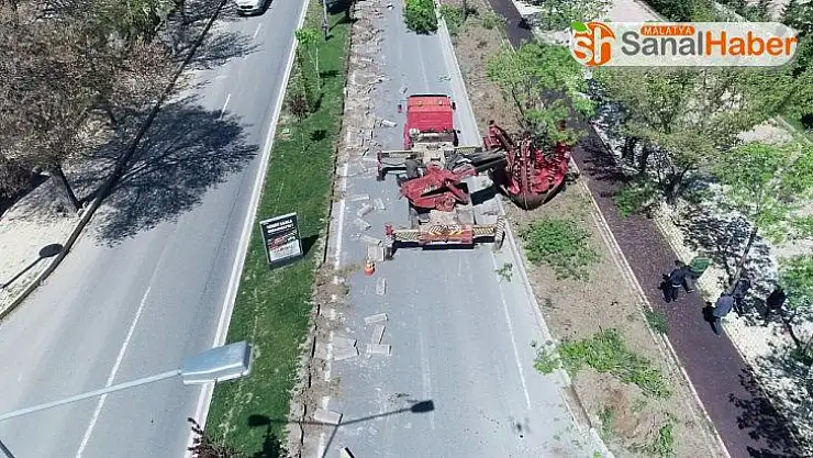 Elazığ'da yol genişletme çalışmaları