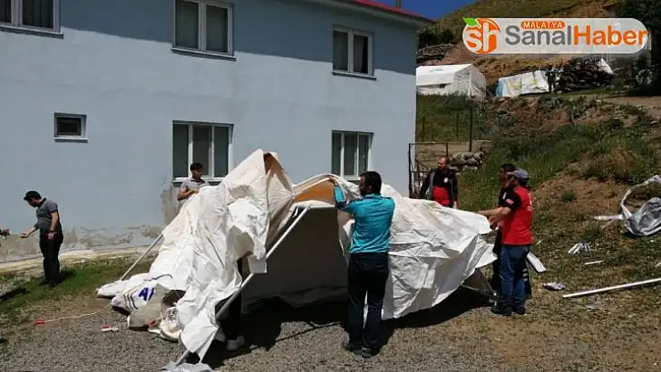 Elazığ'dan, deprem bölgesine destek